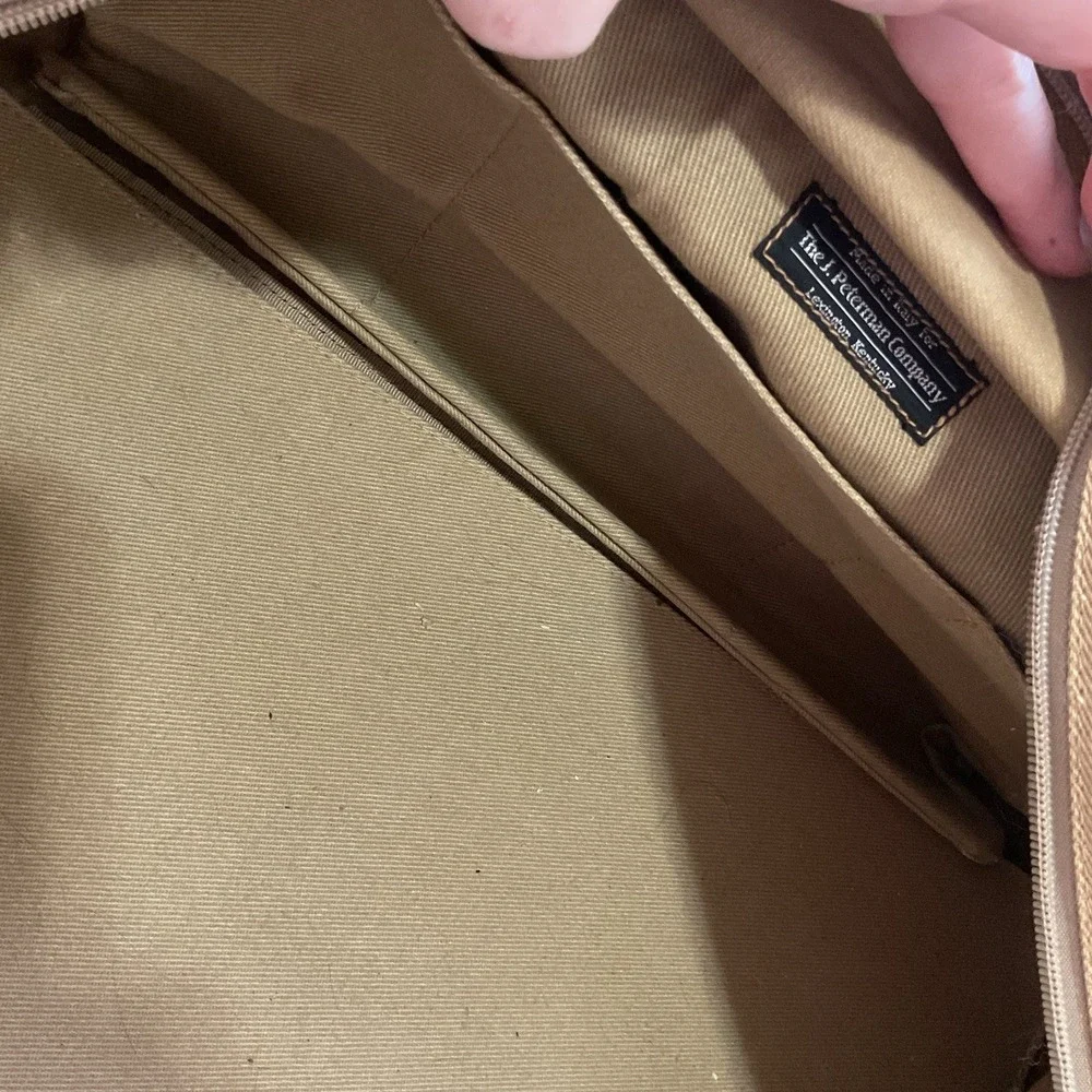 THE J. PETERMAN COMPANY - Counterfeit Leather & Canvas Mail Bag